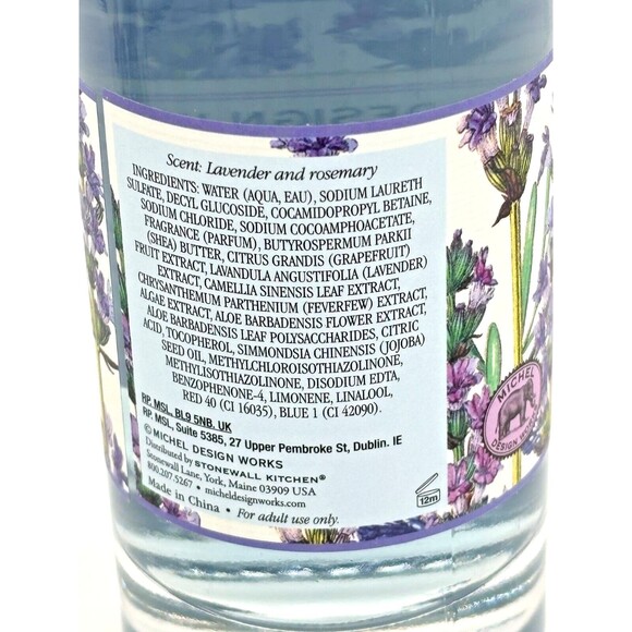Michel Design Works Foaming Bubble Bath With Shea Butter Lavander Rosemary NOB - Picture 11 of 15